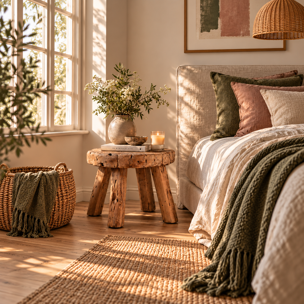 Maro sidebord – rustikt teak