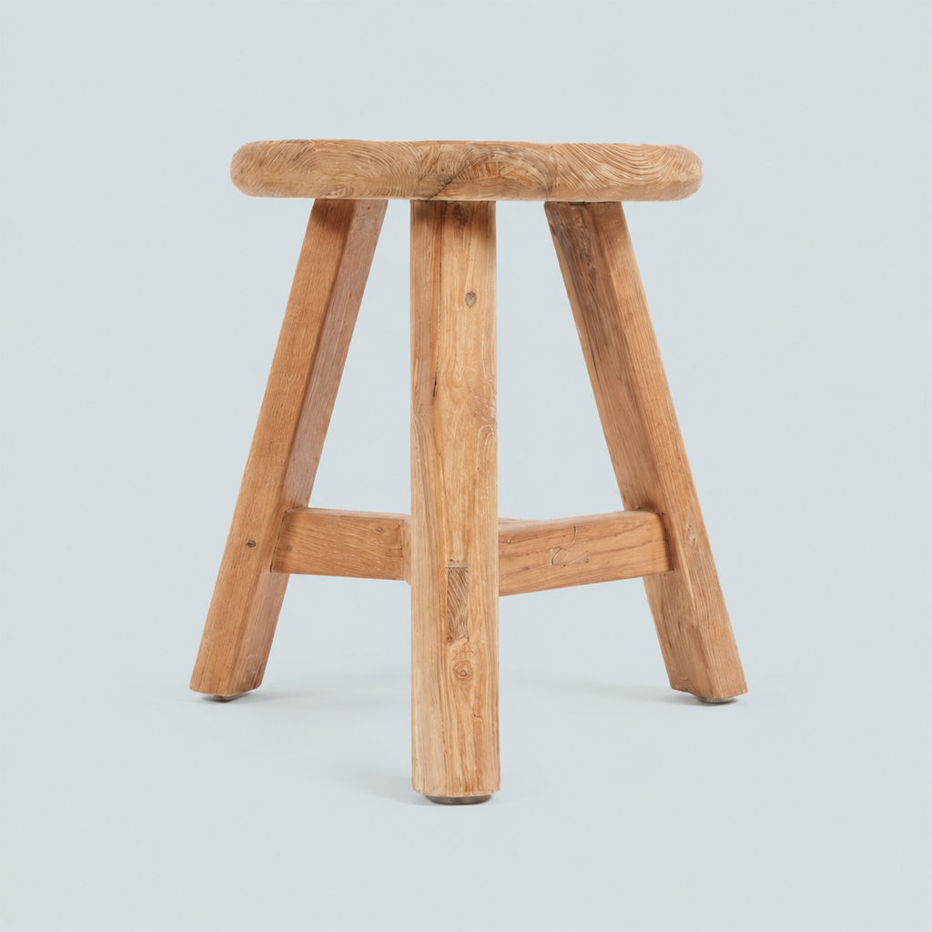 Nobu skammel – genanvendt teak