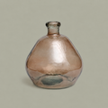 Aera vase – beige genbrugsglas