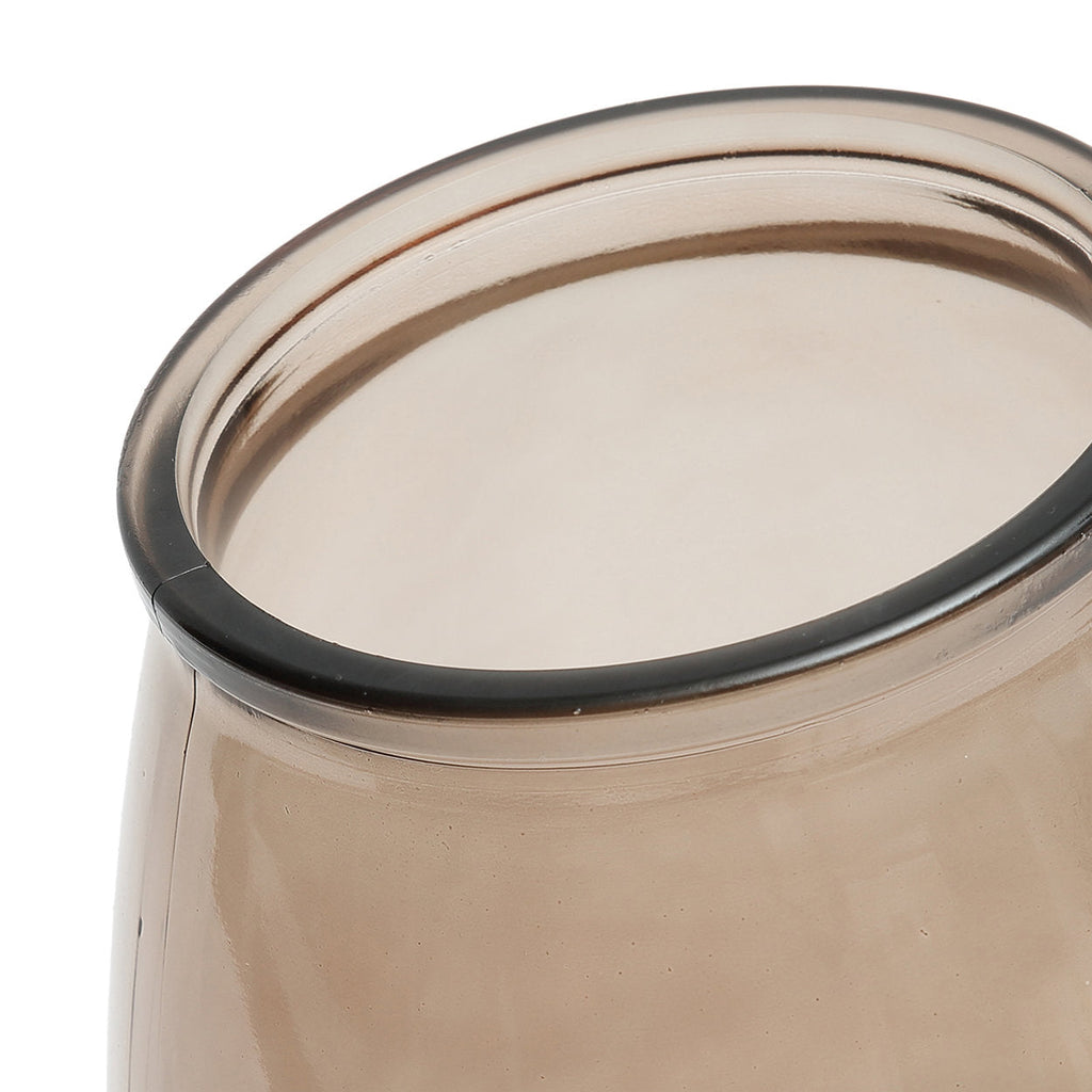 Qiezi vase – beige genbrugsglas