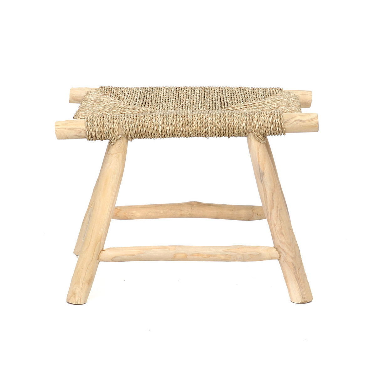 Porto skammel – teak & søgræs