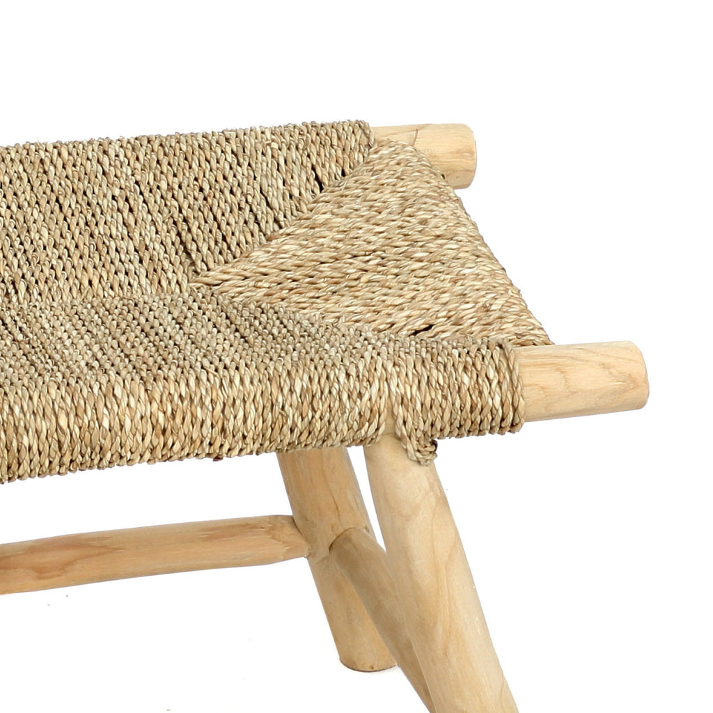 Porto skammel – teak & søgræs