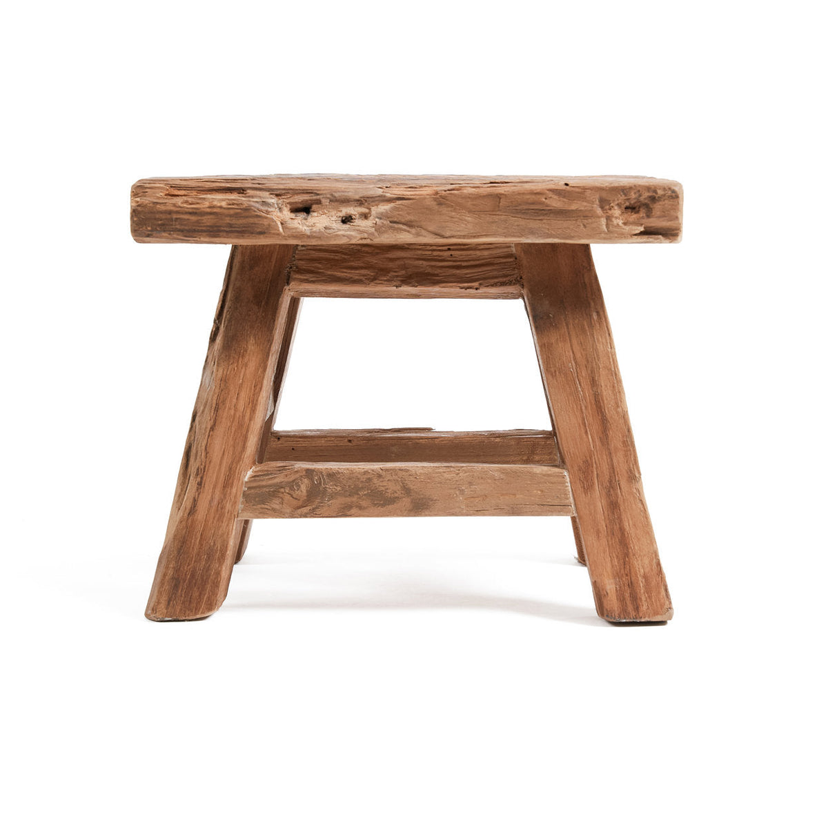Yoke skammel – genanvendt teak