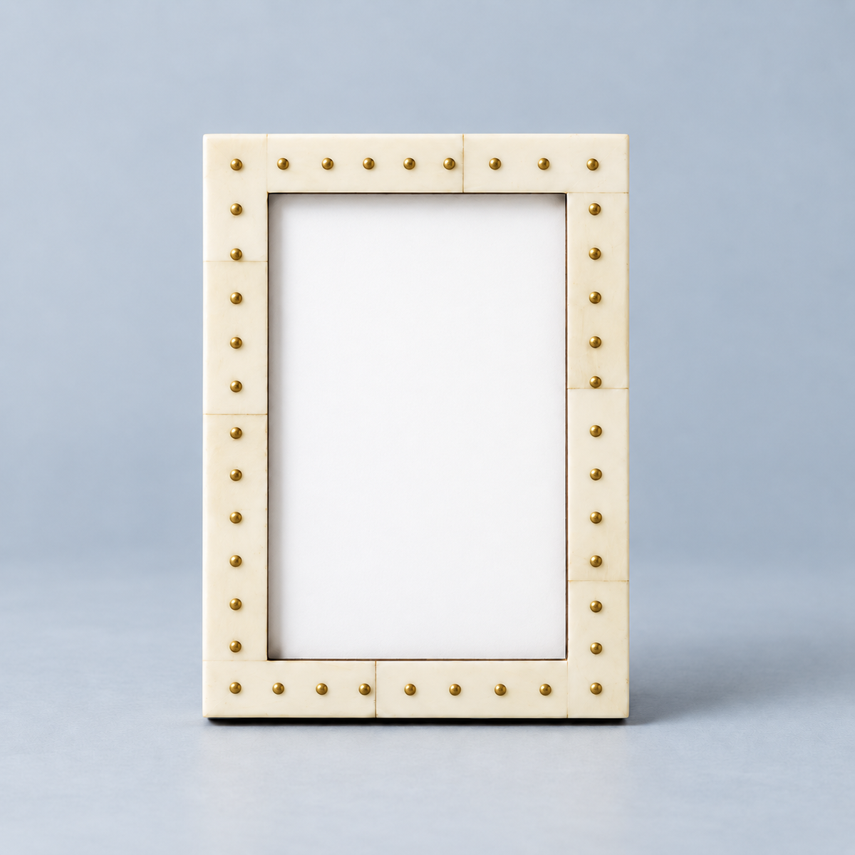 Milo fotoramme – creme & messing, 10 × 15 cm